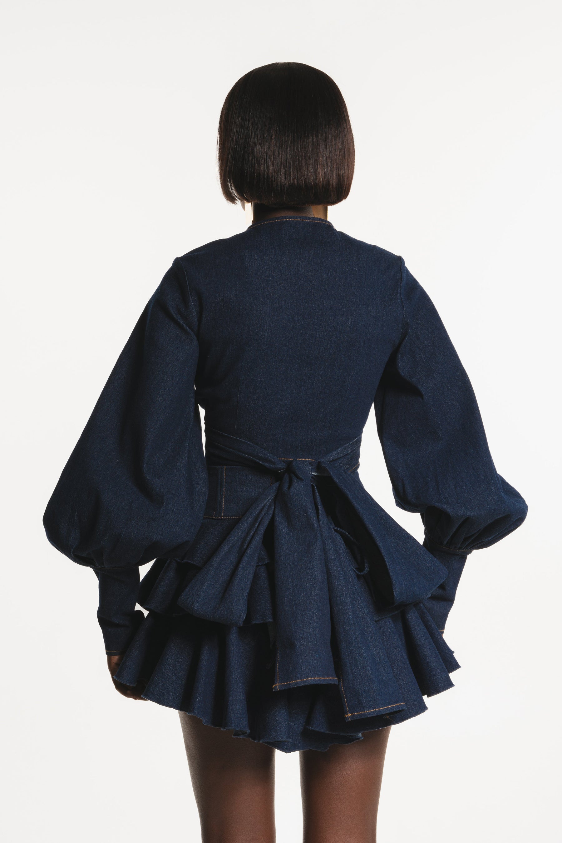 Denim DANA Wrap top