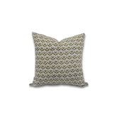 Floral Block Print Thick Linen Room Cushion Cover - Madhuvan