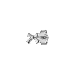 Micro Gold Bow Stud Earring