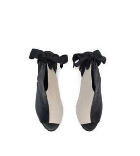 Mattise7 Sculptural Two-Tone Leather Ankle Boot