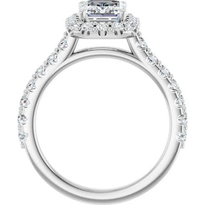 2 1/2 CT Lab-Grown Diamond Engagement Ring in 14K Gold