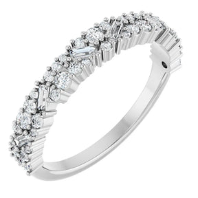 3/8 CT Natural Diamond Band in 14K Gold