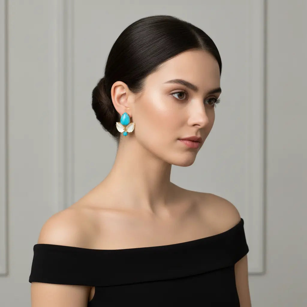 Capri Interchangeable Drop Earrings