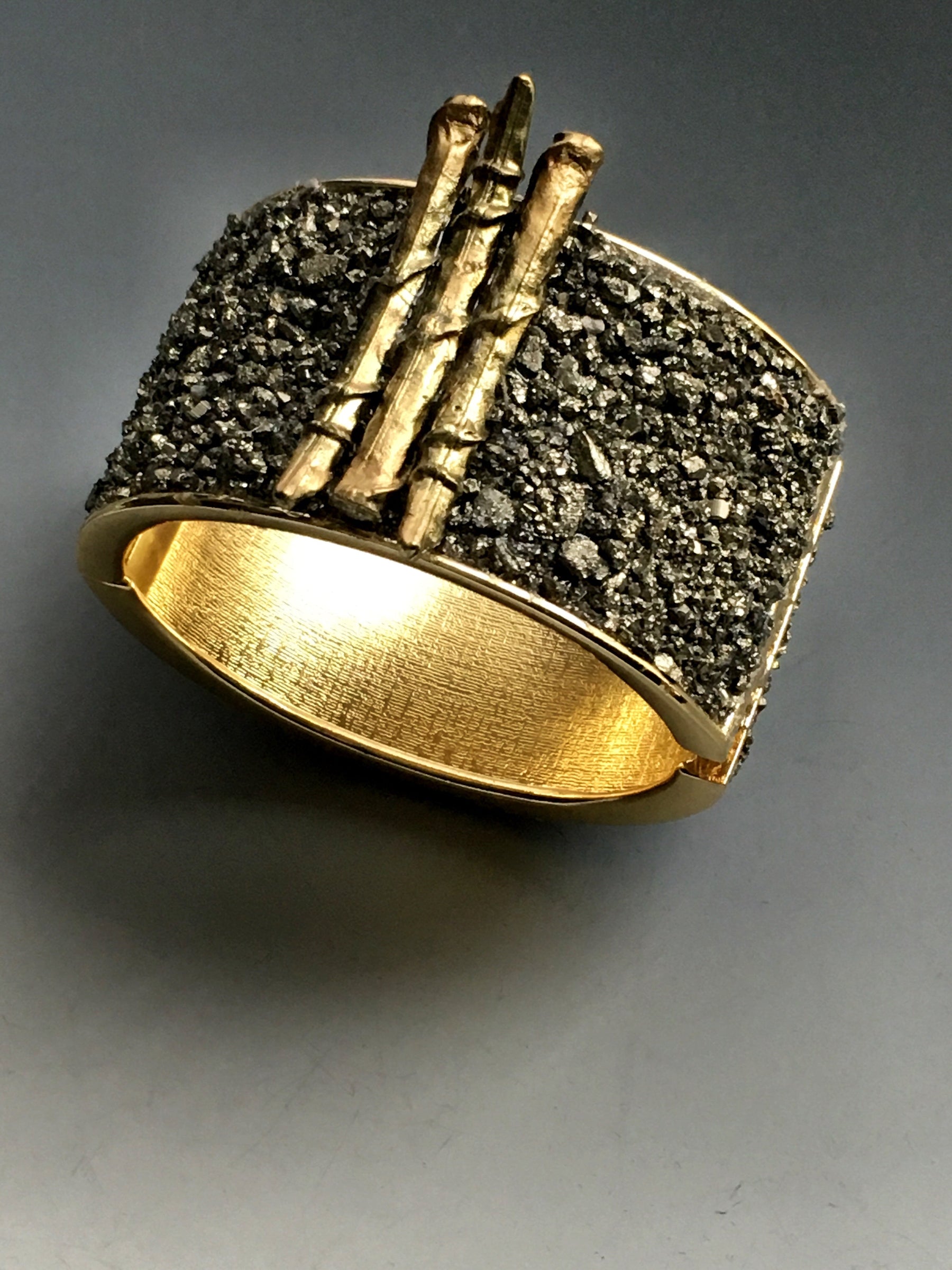 Sticks & Stones Pyrite Cuff