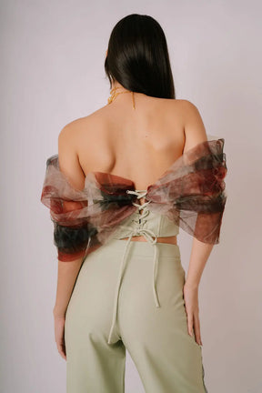 Tessa Tulle Bow Corset