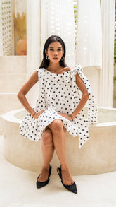 Bow Polka Dot Dress
