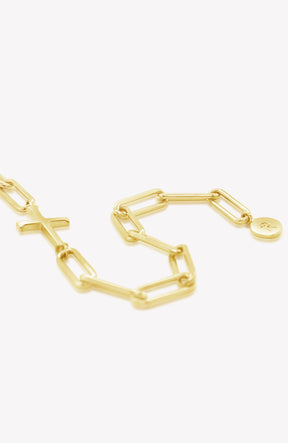 Chain Breaker Cross Bracelet