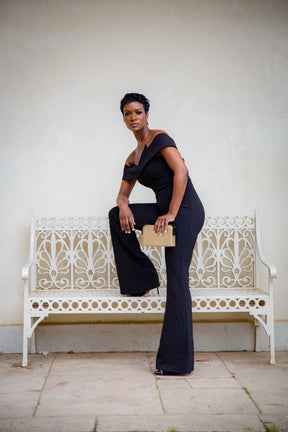 Liz Glitter Clutch w/strap