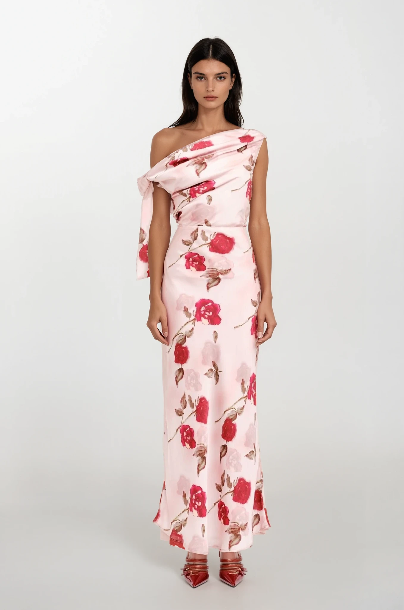 Rosella One-Shoulder Gown