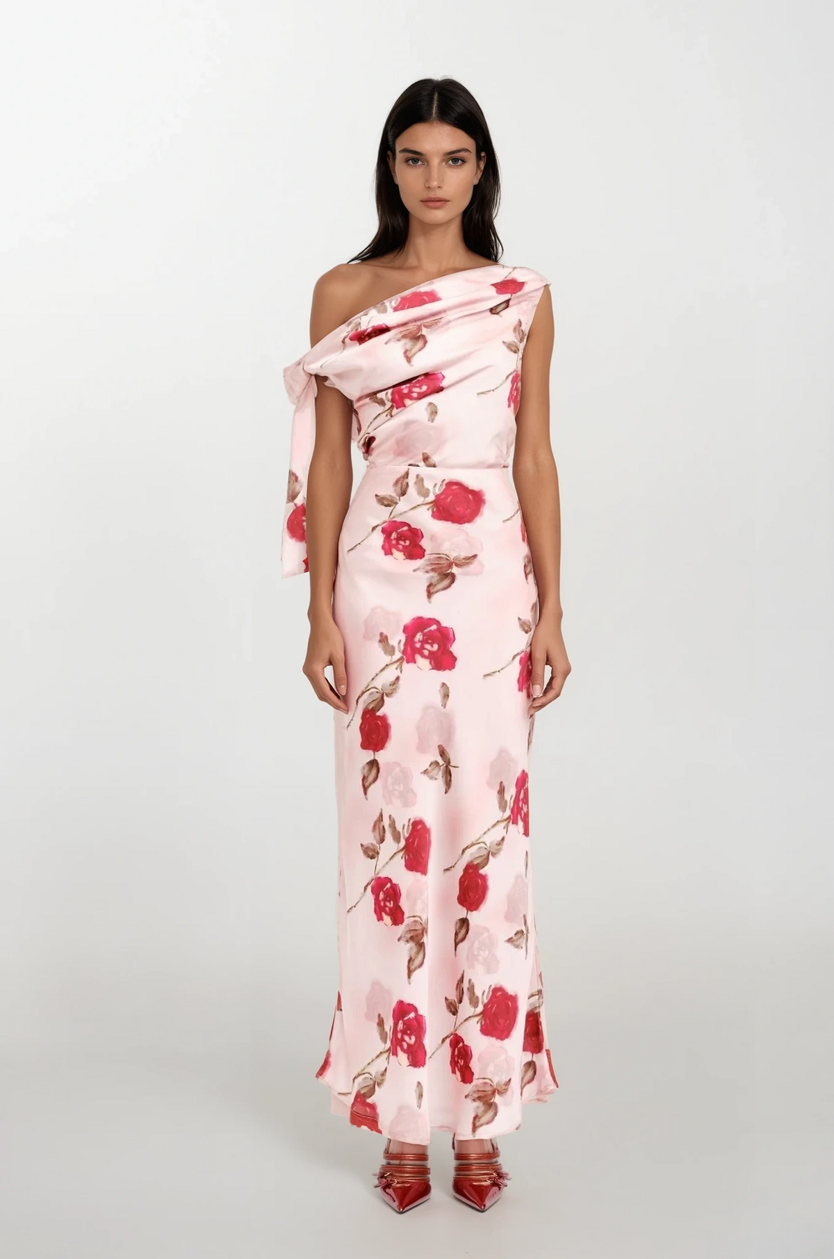 Rosella One-Shoulder Gown