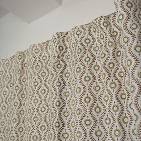 Hand Made Viscose Colored Linen Ring Curtain - Lehar