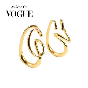 London Ear Cuff Gold Earring