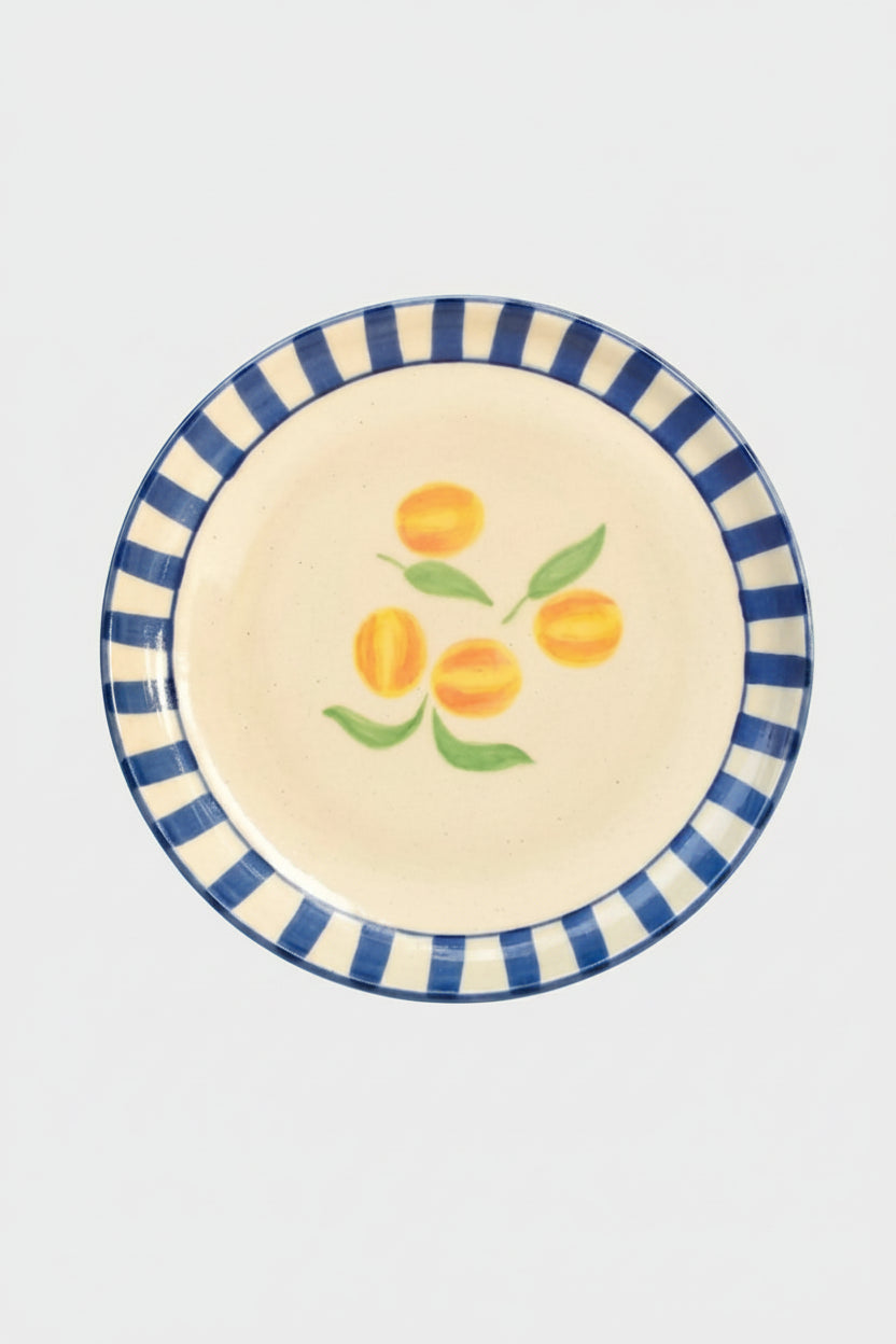 Ceramic Dessert Plate - Clemente ( Set Of 2 ), 7 Inches
