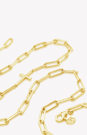 Chain Breaker Cross Necklace