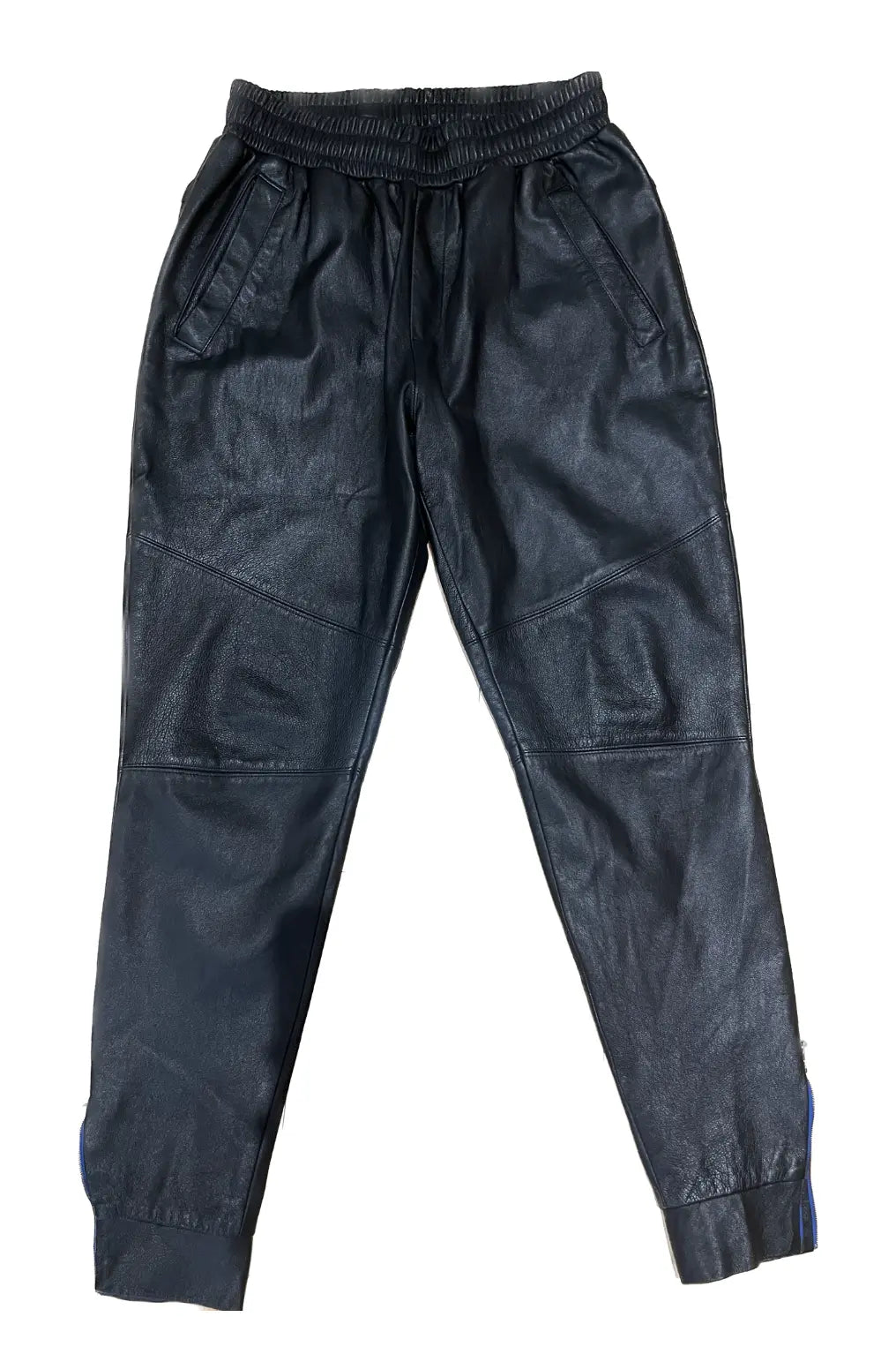 Mens Leather Jogger