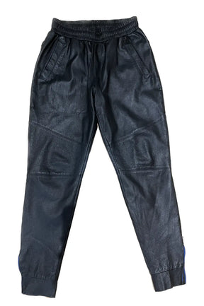 Mens Leather Jogger