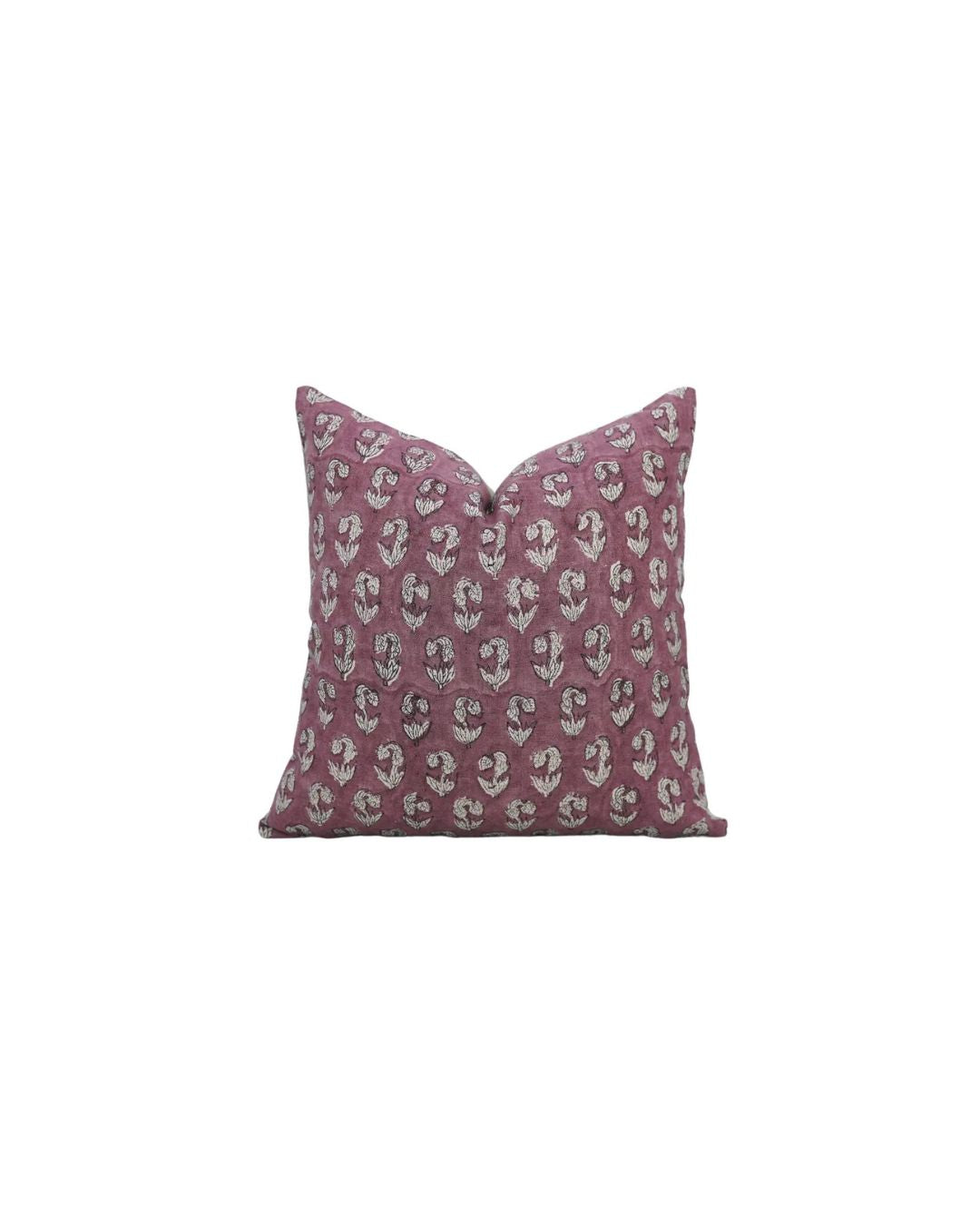 Handcrafted Unique Block Print Boho Pure Linen Pillow Cover- Super Star