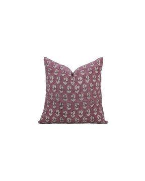 Handcrafted Unique Block Print Boho Pure Linen Pillow Cover- Super Star
