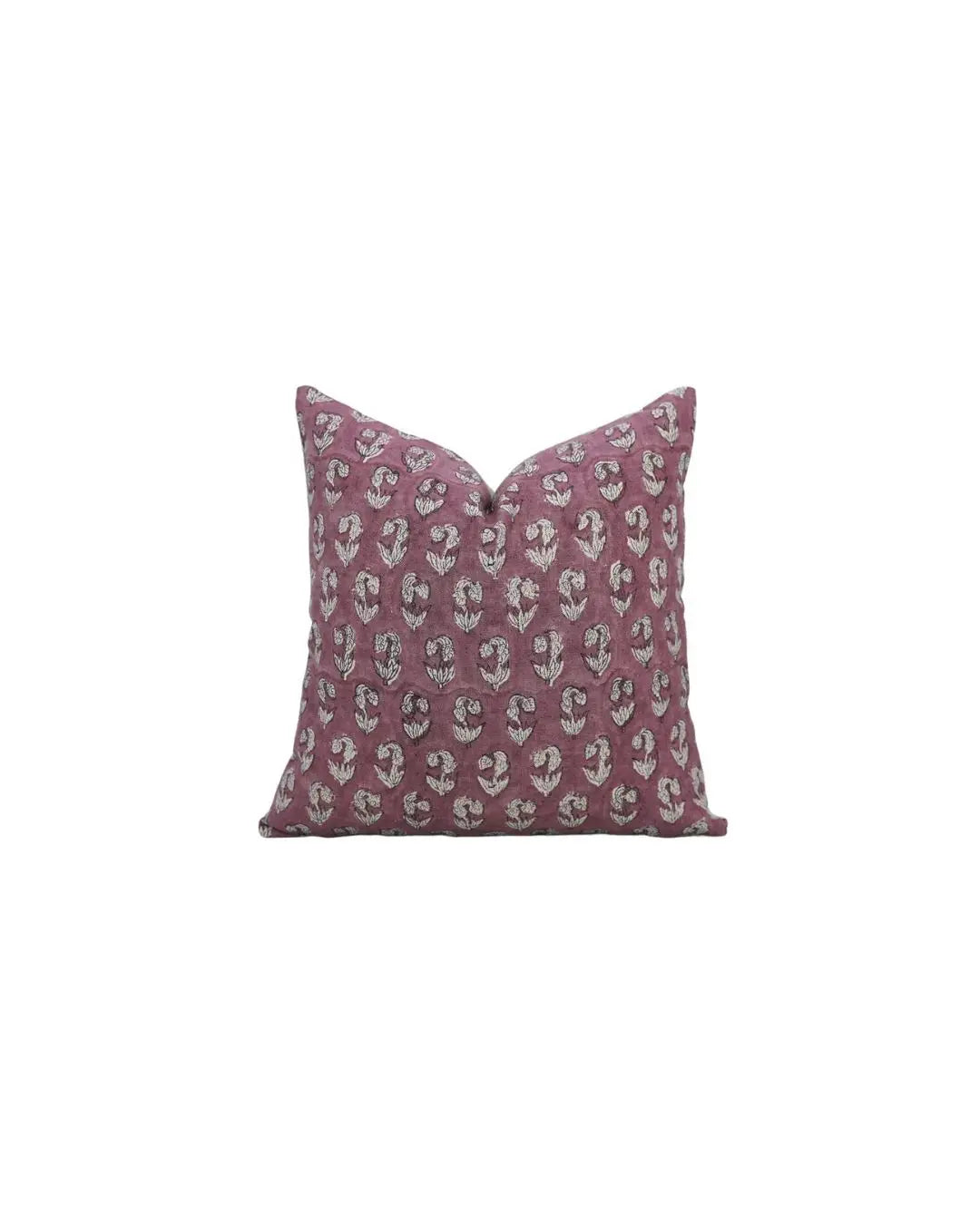 Handcrafted Unique Block Print Boho Pure Linen Pillow Cover- Super Star