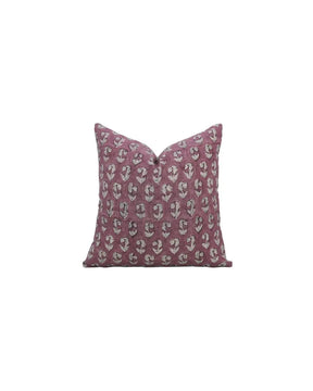 Handcrafted Unique Block Print Boho Pure Linen Pillow Cover- Super Star