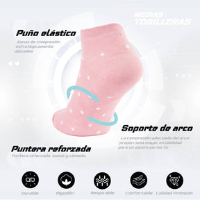 PACK DE 3 MEDIAS TOBILLERAS