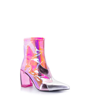 Stylish Pink PVC Booties Tour