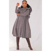 Debut Scarf Bubble Dress