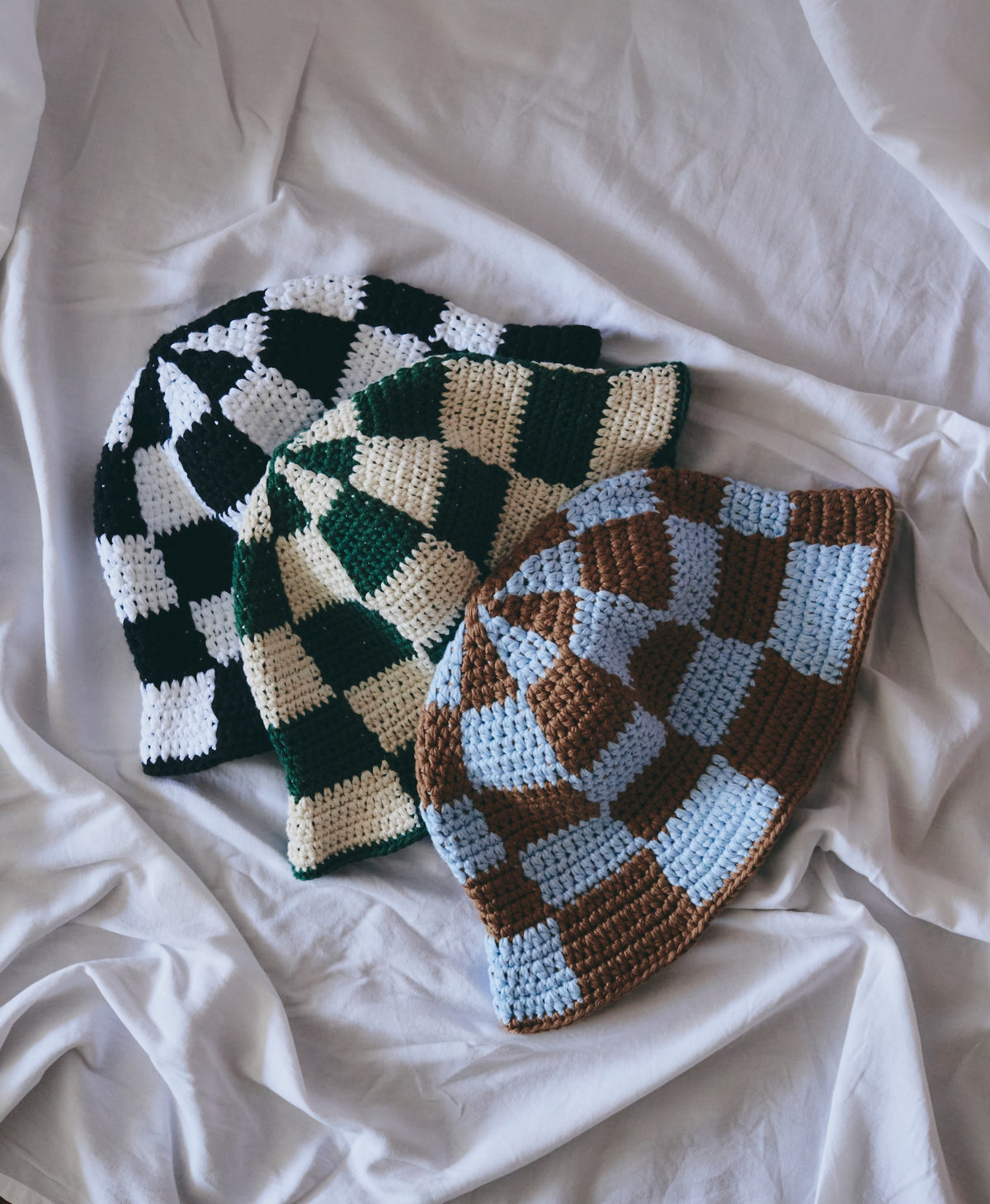 Handcrafted Peruvian Checkered Bucket Hat