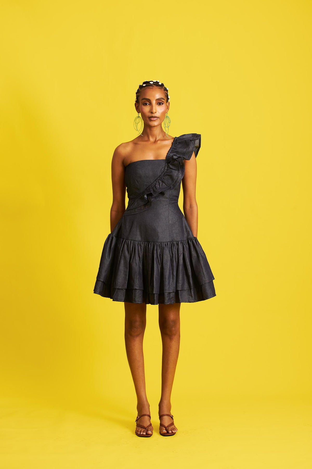 Hassana Denim Mini Dress