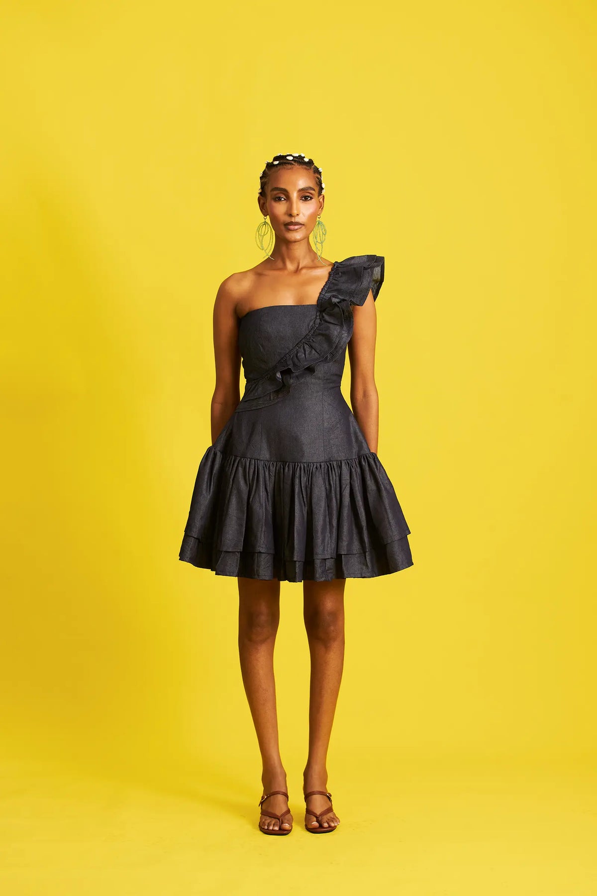Hassana Denim Mini Dress