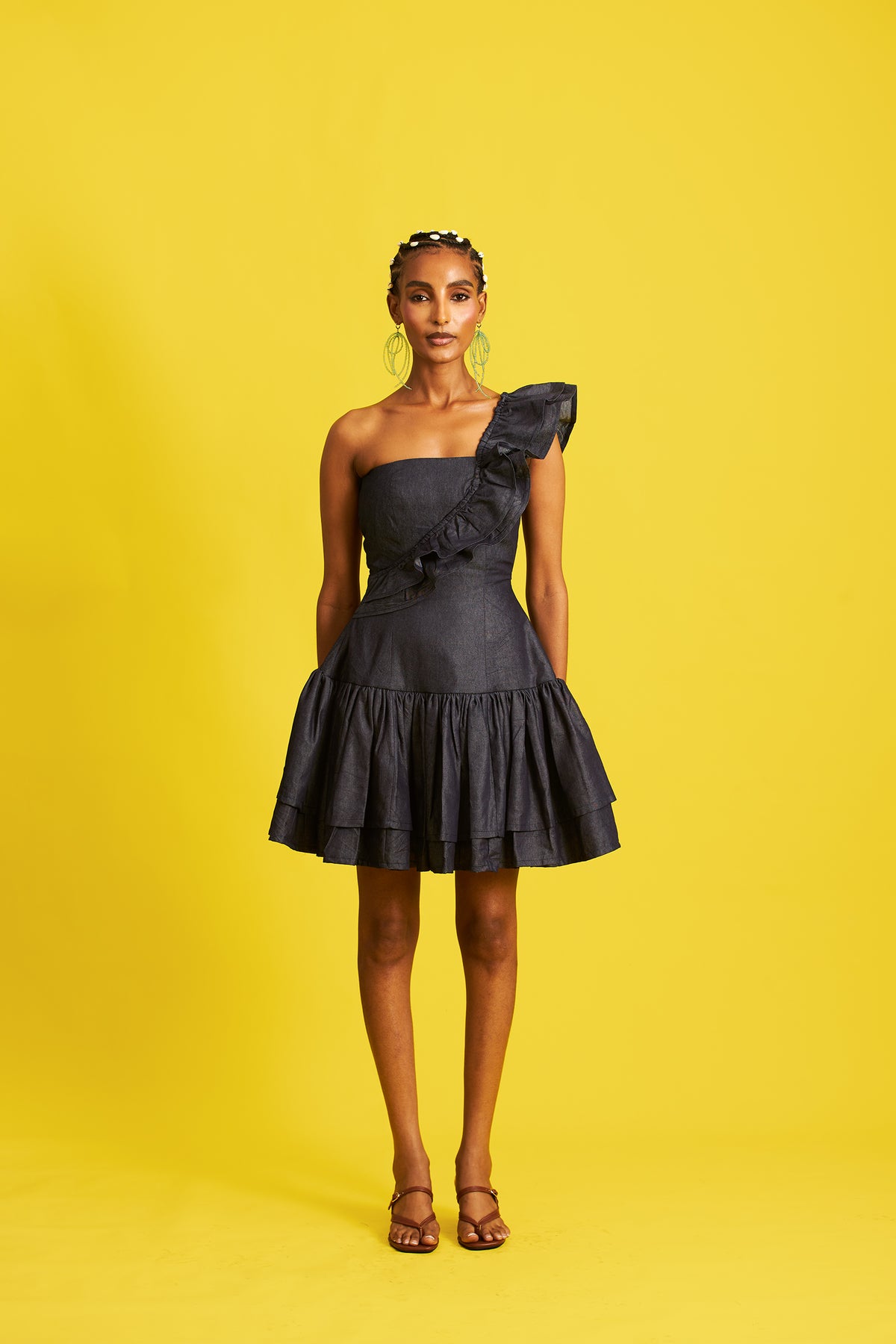 Hassana Denim Mini Dress