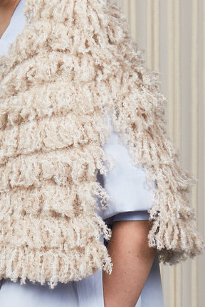 Alondra Vest | Beige Melange