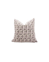 Decorative Hand-Carved Hand Block Printed Design Pure Linen Pillow Cover- Gul Naaz