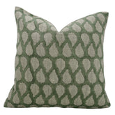 Stylish Block Print Thick Linen Cushion Cover - Panchi