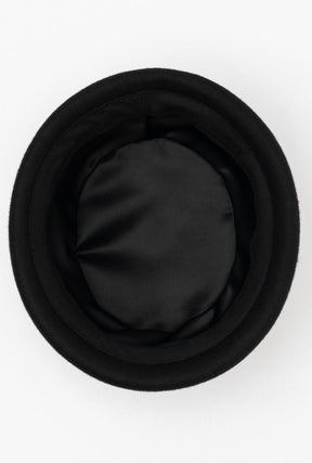 London Pillbox Hat - Black
