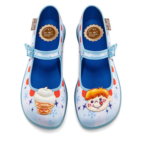 Frost Swirl Mary Jane Flat