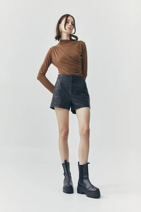 Wren Short Leather Pants