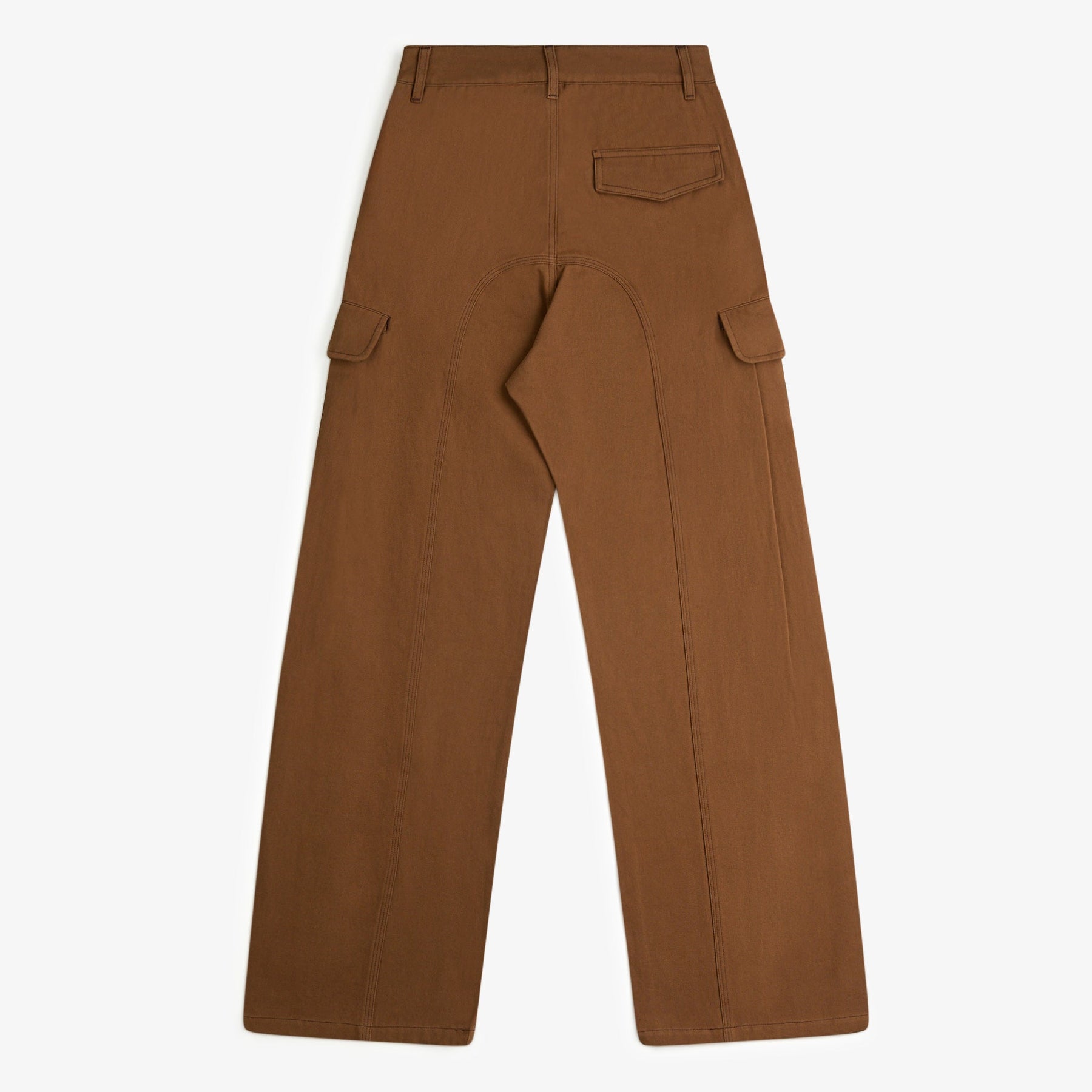 Pleated Canvas Pants