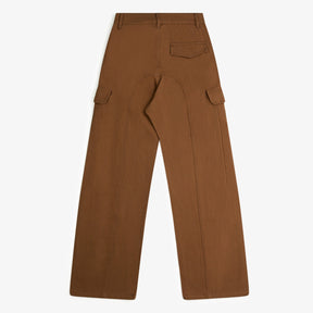 Pleated Canvas Pants