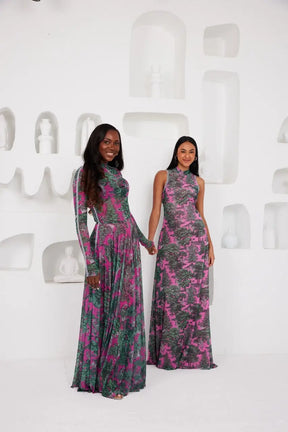 Maxi Dress – Sportline Dream Safari- Pink