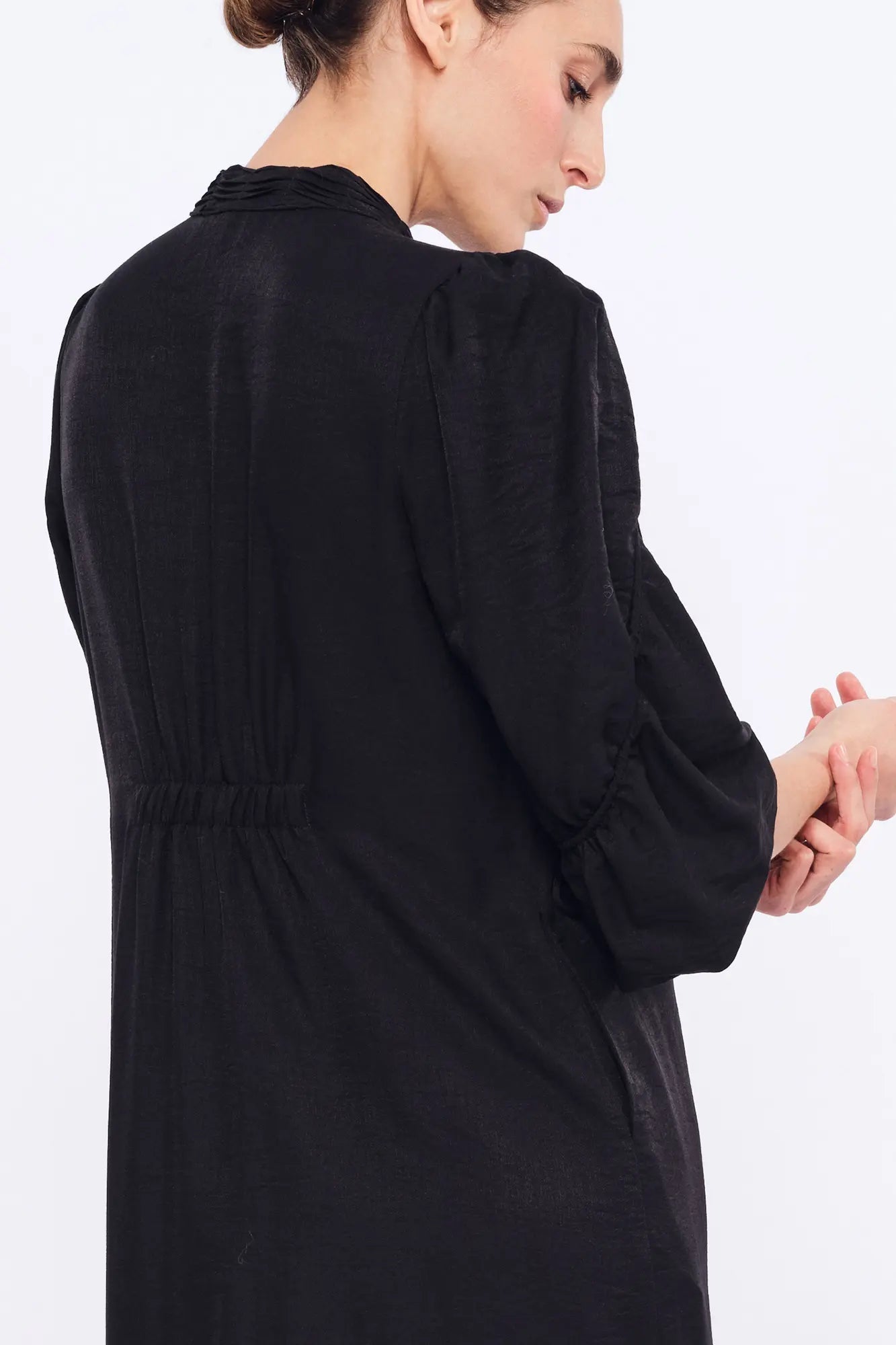 Carlie Asymmetrical Dress | Black