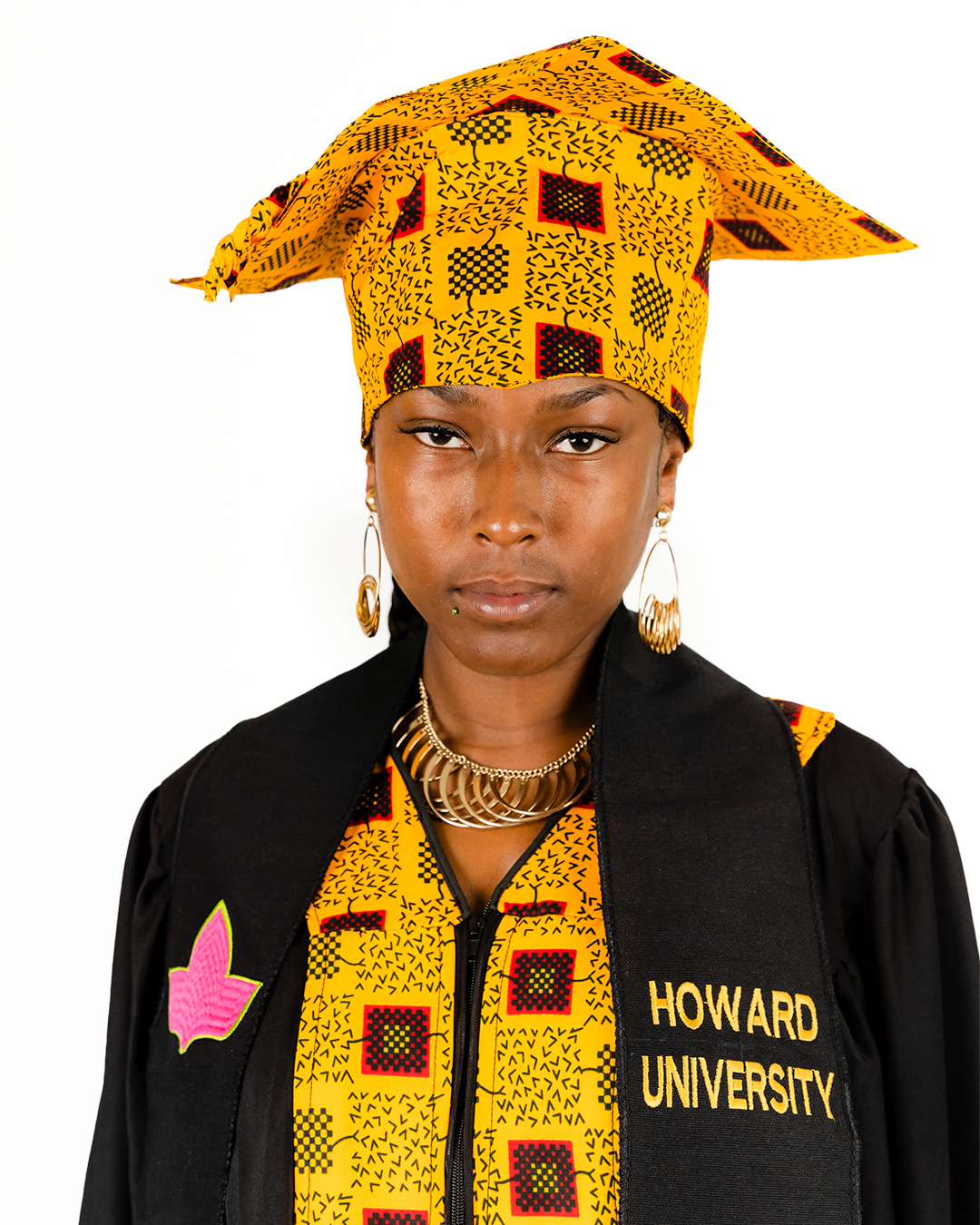 Nyame Adom Graduation Gown and Cap