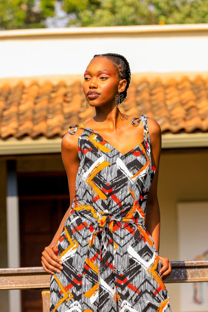 Geometric Elegance Jumpsuit