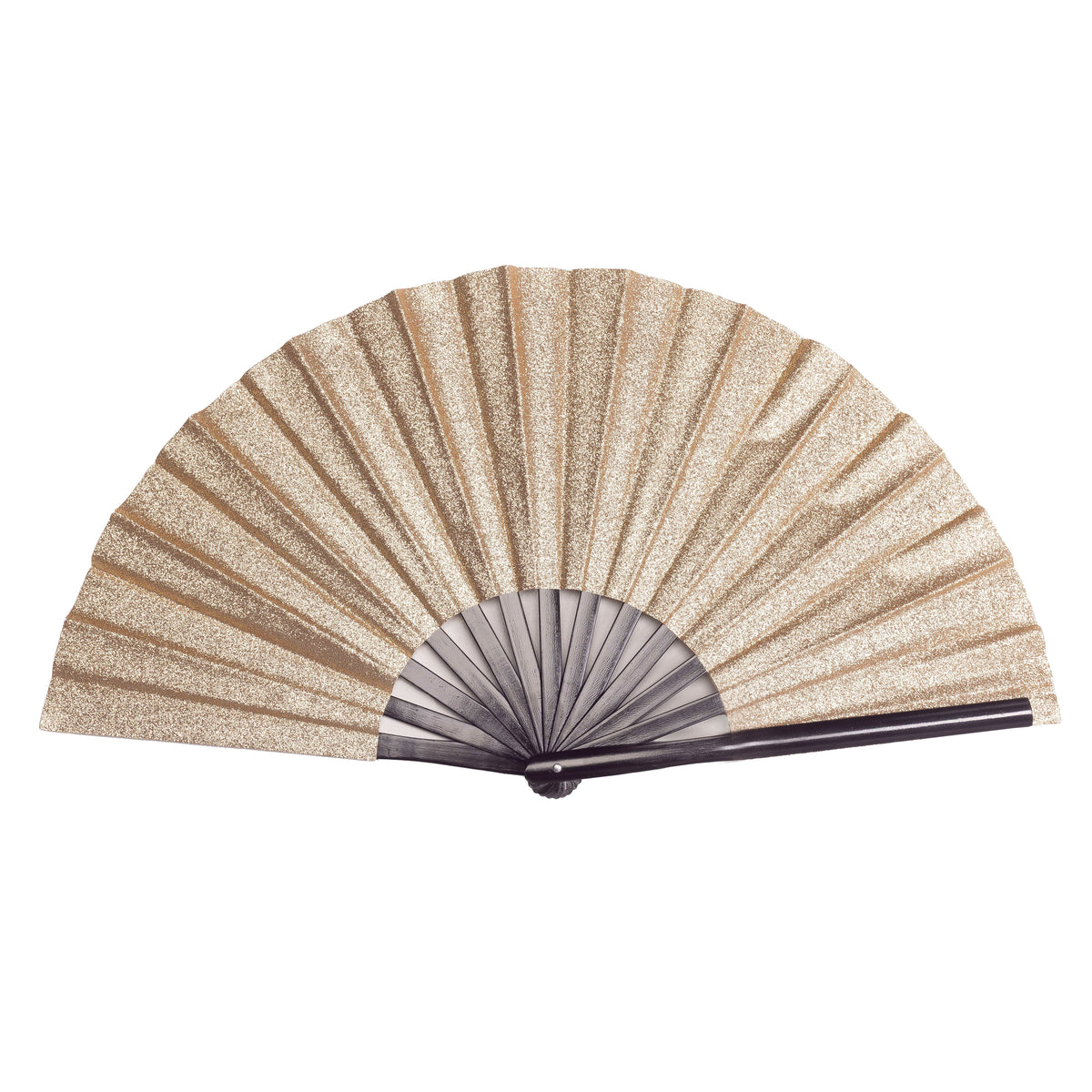 Auryana Gold Glitter Clack Fan