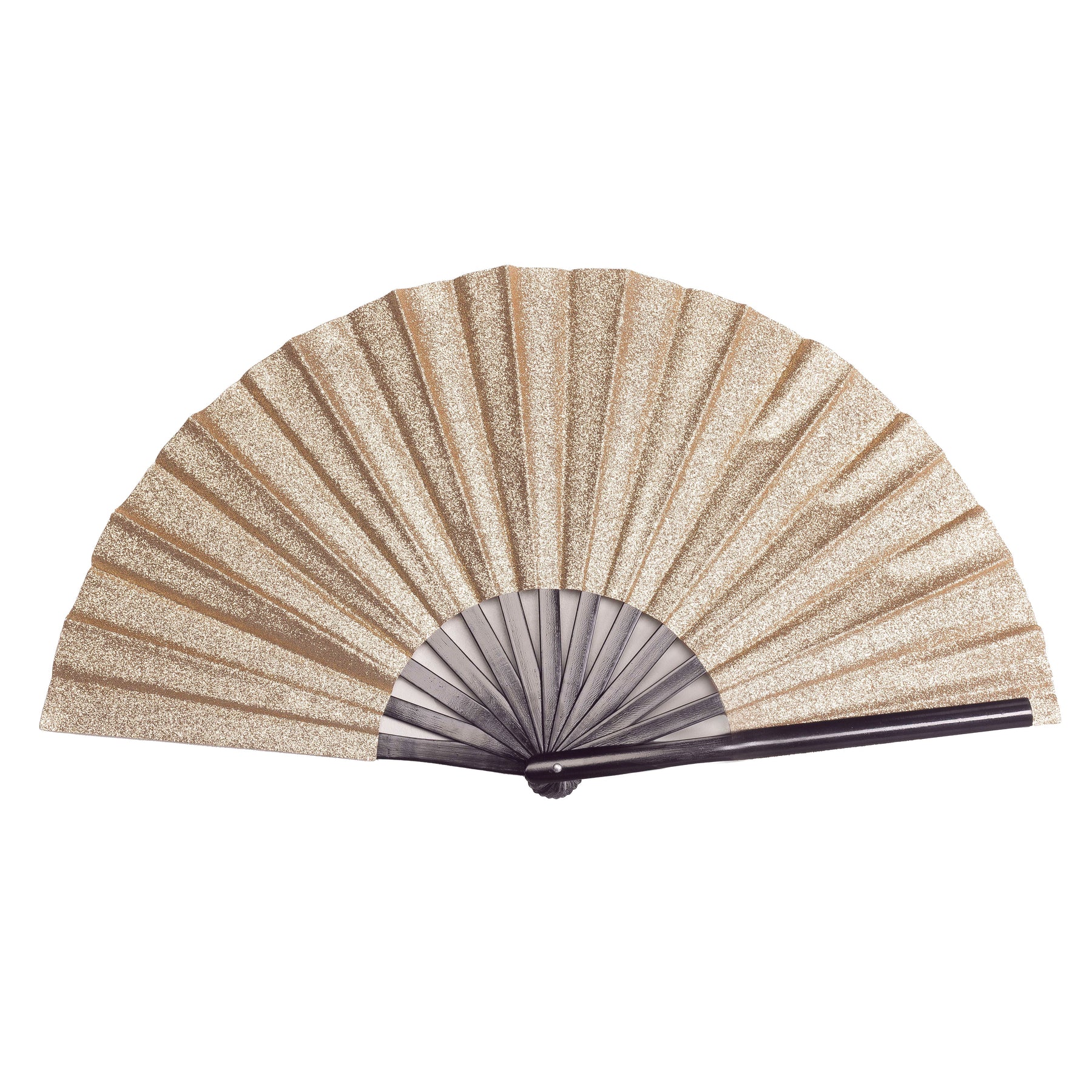 Auryana Gold Glitter Clack Fan
