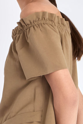 Cameron Artisan Embroidered Dress | Taupe