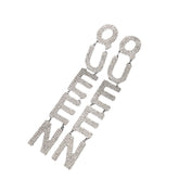 QUEEN Letter Earrings