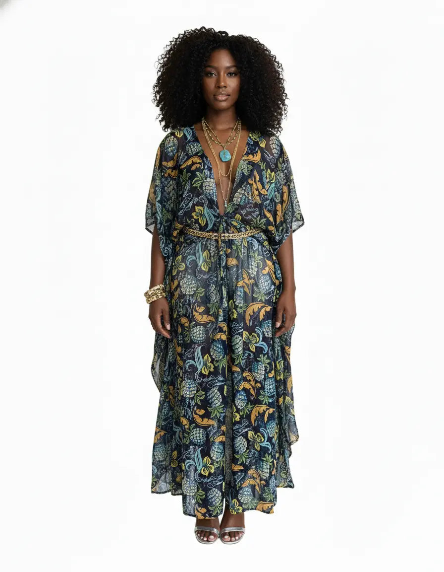 Tropical Elegance Kimono
