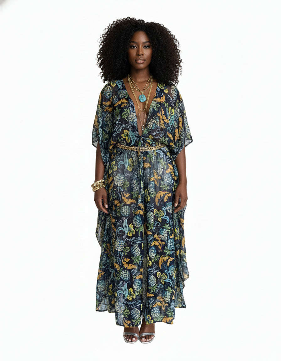 Tropical Elegance Kimono