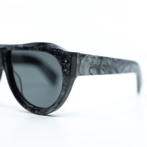 Otto Sunglasses with Marble Frame & Black Lens | Taxxon X Cruzada Special Edition